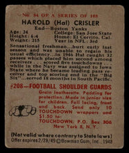 Load image into Gallery viewer, 1948 Bowman Harold Crisler SHORT PRINT #84 GOOD