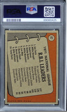 Load image into Gallery viewer, 1972 Topps N.L. R.B.I. Leaders TORRE/STARGELL/AARON HOF #87 PSA 8 NM-MT