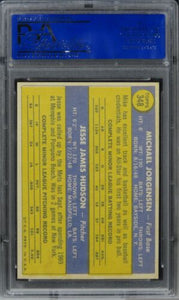 1970 Topps Mets Rookies M.JORGENSEN/J.HUDSON #348 PSA 9 MINT