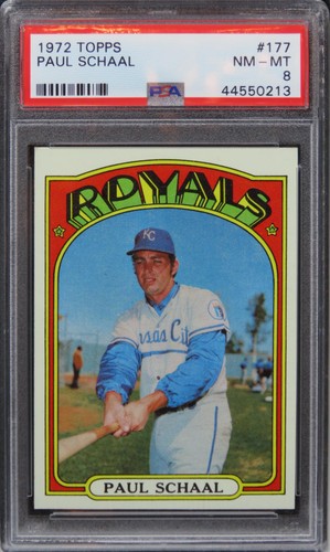 1972 Topps Paul Schaal #177 PSA 8 NM-MT