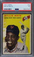 Load image into Gallery viewer, 1954 Topps Willie Mays HOF #90 PSA 1 PR