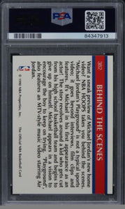 1990 Hoops Michael Jordan PLAYGROUND HOF #382 PSA 10 GEM MINT