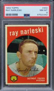 1959 Topps Ray Narleski #442 PSA 8 NM-MT