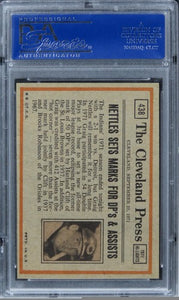 1972 Topps Maury Wills IN ACTION #438 PSA 7 NM
