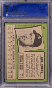1971 Topps Bob Priddy #147 PSA 8 NM-MT