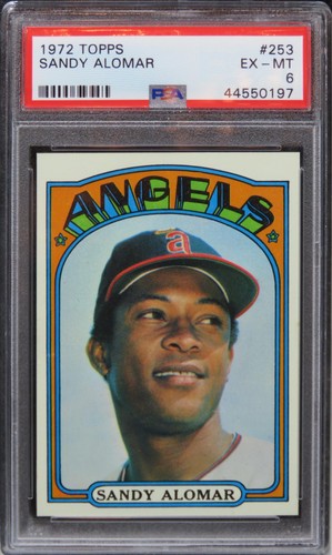 1972 Topps Sandy Alomar #253 PSA 6 EX-MT