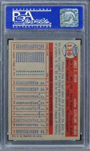 1957 Topps Jim Hegan #136 PSA 8 NM-MT