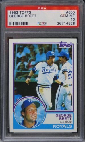 1983 Topps George Brett HOF #600 PSA 10 GEM MINT