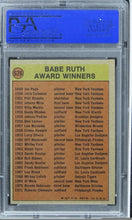 Load image into Gallery viewer, 1972 Topps Babe Ruth Award #626 PSA 8 NM-MT