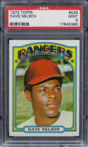 1972 Topps Dave Nelson #529 PSA 9 MINT