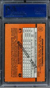 1990 Donruss Aqueous Test John Farrell #232 PSA 7 NM