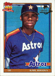 1991 Topps Desert Shield Karl Rhodes #516