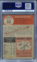Load image into Gallery viewer, 1953 Topps Maurice McDermott #55 PSA 6 EX-MT