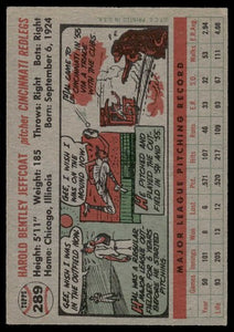 1956 Topps Hal Jeffcoat #289 EX