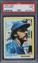 Load image into Gallery viewer, 1978 Topps Doug Bird #183 PSA 9 MINT