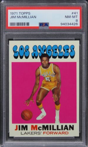 1971 Topps Jim McMillian #41 PSA 8 NM-MT