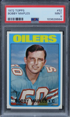 1972 Topps Bobby Maples #52 PSA 9 MINT