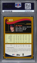 Load image into Gallery viewer, 2002 Topps Joe Mauer HOME TEAM ADVANTAGE HOF ROOKIE RC #622 PSA 9 MINT