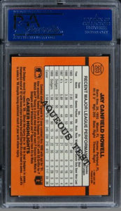 1990 Donruss Aqueous Test Jay Howell #203 PSA 7 NM