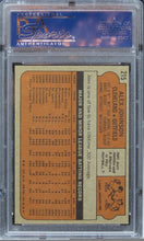 Load image into Gallery viewer, 1972 Topps Alex Johnson #215 PSA 8 NM-MT