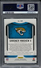 Load image into Gallery viewer, 2019 Panini Certified Gardner Minshew II SIGNATURE-MIRROR TEAL ROOKIE #168 PSA 9