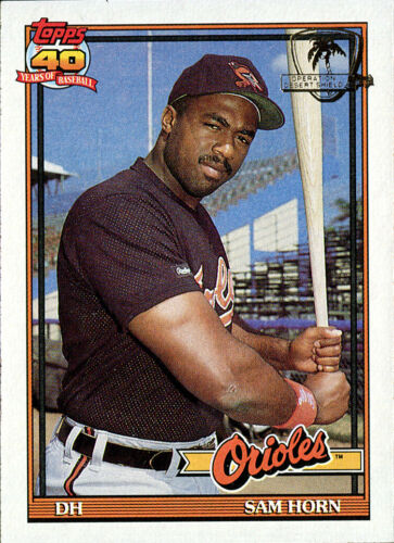 1991 Topps Desert Shield Sam Horn #598