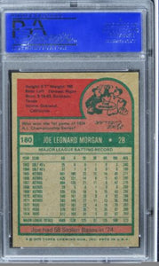 1975 Topps Joe Morgan HOF #180 PSA 9 MINT