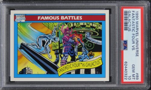 1990 Marvel Universe Fantastic Four Vs. GALACTUS #89 PSA 10 GEM MINT