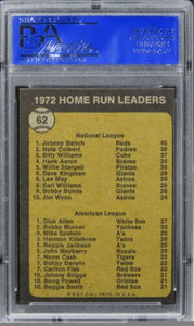1973 Topps Home Run Leaders J.BENCH/D.ALLEN HOF #62 PSA 9 MINT