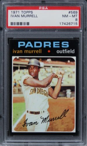 1971 Topps Ivan Murrell #569 PSA 8 NM-MT