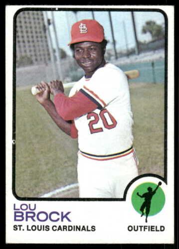 1973 Topps Lou Brock HOF #320 EX-MT