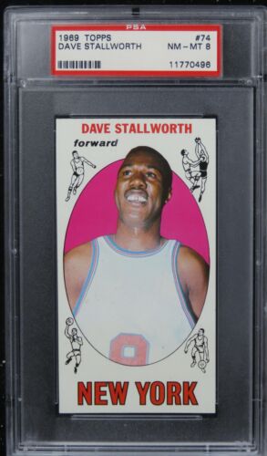 1969 Topps Dave Stallworth ROOKIE RC #74 PSA 8 NM-MT **CENTERED**