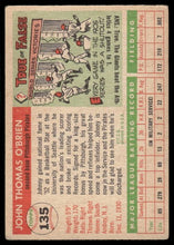 Load image into Gallery viewer, 1955 Topps Johnny O&#39;Brien #135 VG