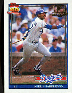 1991 Topps Desert Shield Mike Sharperson #53