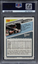 Load image into Gallery viewer, 1993 Topps Frank Thomas FLA. MARLINS INAUGURAL HOF #150 PSA 10 GEM MINT