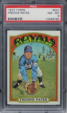 Load image into Gallery viewer, 1972 Topps Freddie Patek #531 PSA 8 NM-MT