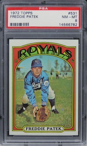 1972 Topps Freddie Patek #531 PSA 8 NM-MT