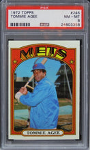 Load image into Gallery viewer, 1972 Topps Tommie Agee #245 PSA 8 NM-MT