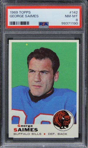 1969 Topps George Saimes #142 PSA 8 NM-MT