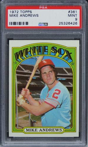 1972 Topps Mike Andrews #361 PSA 9 MINT