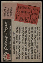Load image into Gallery viewer, 1955 Bowman Johnny Logan #180 VG