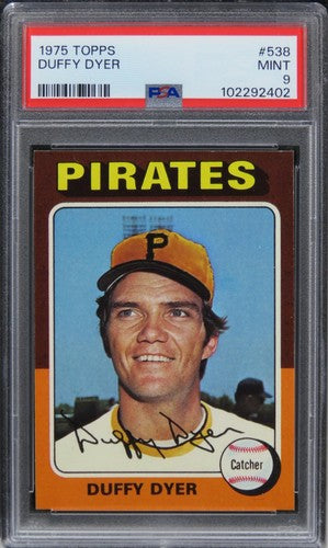 1975 Topps Duffy Dyer #538 PSA 9 MINT