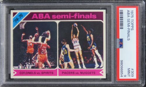1975 Topps ABA Semi-Finals #309 PSA 9 MINT