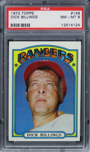 1972 Topps Dick Billings #148 PSA 8 NM-MT
