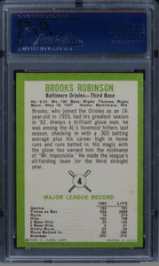 1963 Fleer Brooks Robinson HOF #4 PSA 7 NM