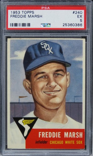 1953 Topps Freddie Marsh #240 PSA 5 EX