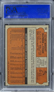 1972 Topps Clyde Wright #55 PSA 8 NM-MT