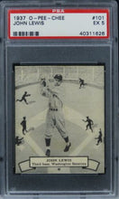 Load image into Gallery viewer, 1937 O-PEE-CHEE John Lewis #101 PSA 5 EX