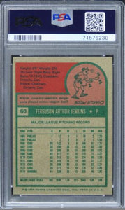 1975 Topps Fergie Jenkins HOF #60 PSA 9 MINT