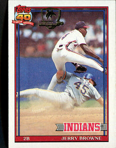 1991 Topps Desert Shield Jerry Browne #76